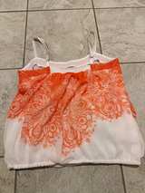 One September Orange and White Patterned Tank Top - XS - Image 5