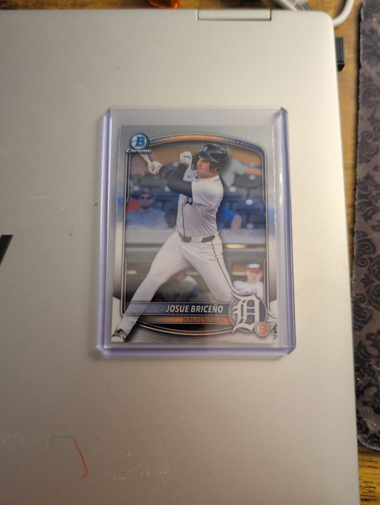 2024 Bowman Chrome Josue Briceño Detroit Tigers Prospect Card