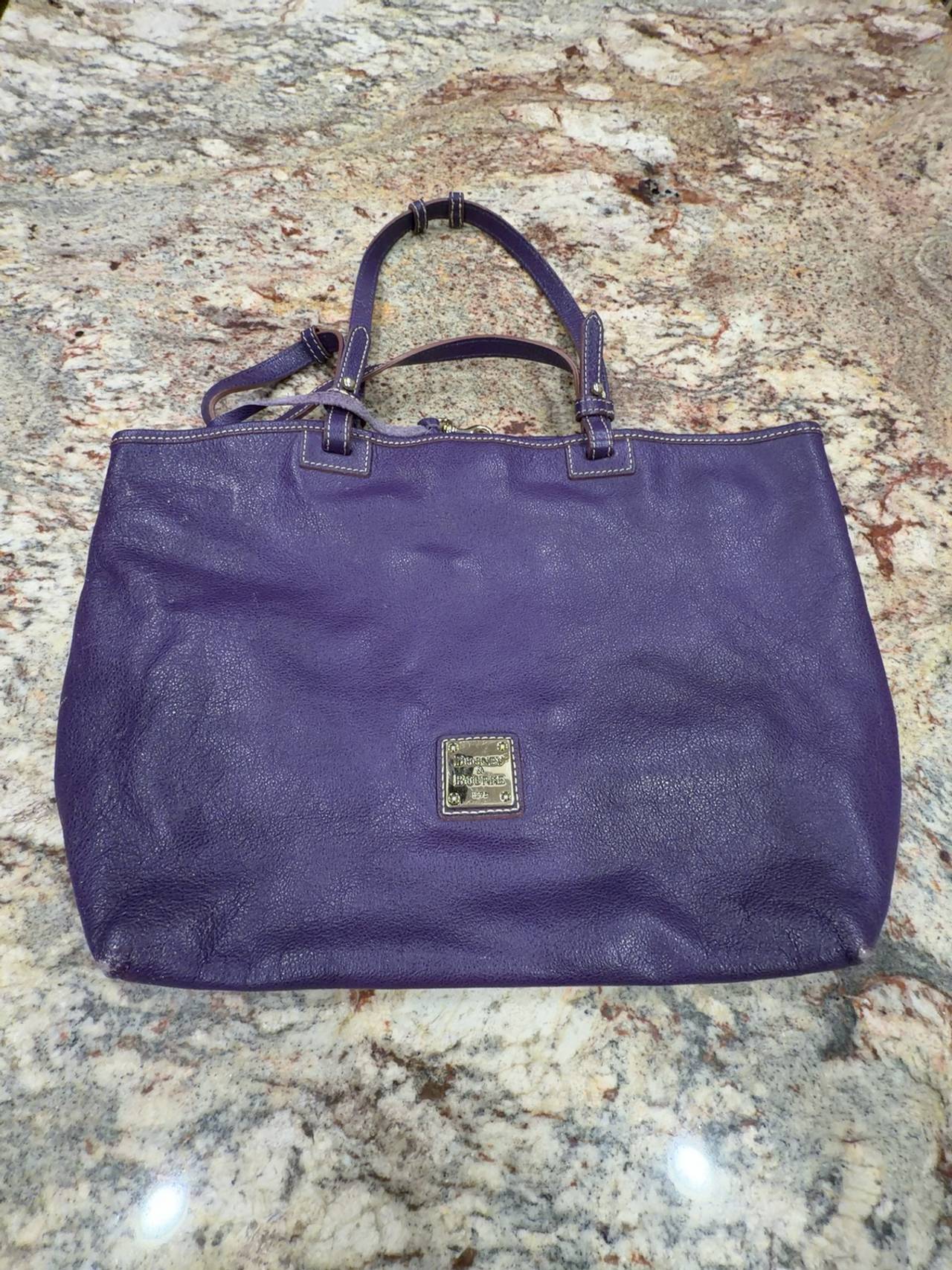 Dooney & Bourke Purple Tote Bag