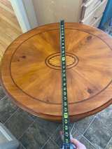 American Signature 3-Drawer Inlaid Top End Table - Image 4