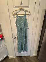 Cat & Jack Girls' Heart Print Knit Maxi Dress - Image 1