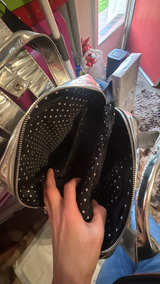 Disney Mickey Mouse Silver Metallic Backpack - Image 6