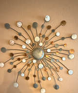 Starburst Metal Wall Art with Capiz Shells - Image 2
