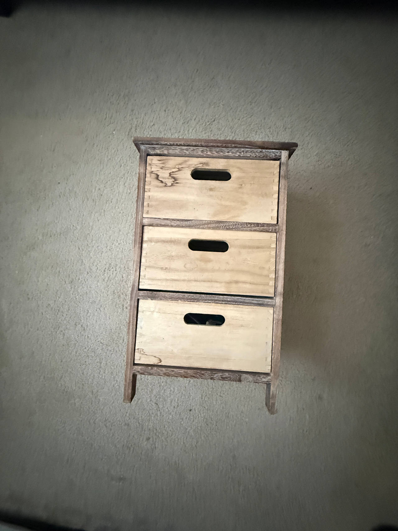 Wooden 3-Drawer Storage Cabinet