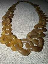 tortoise shell necklace Link Necklace Vintage Classic Costume Jewelry - Image 2