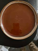 Brown Glazed Ceramic Plate - Image 7