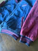 Boeing 777 Vintage Denim Varsity Jacket - Image 6