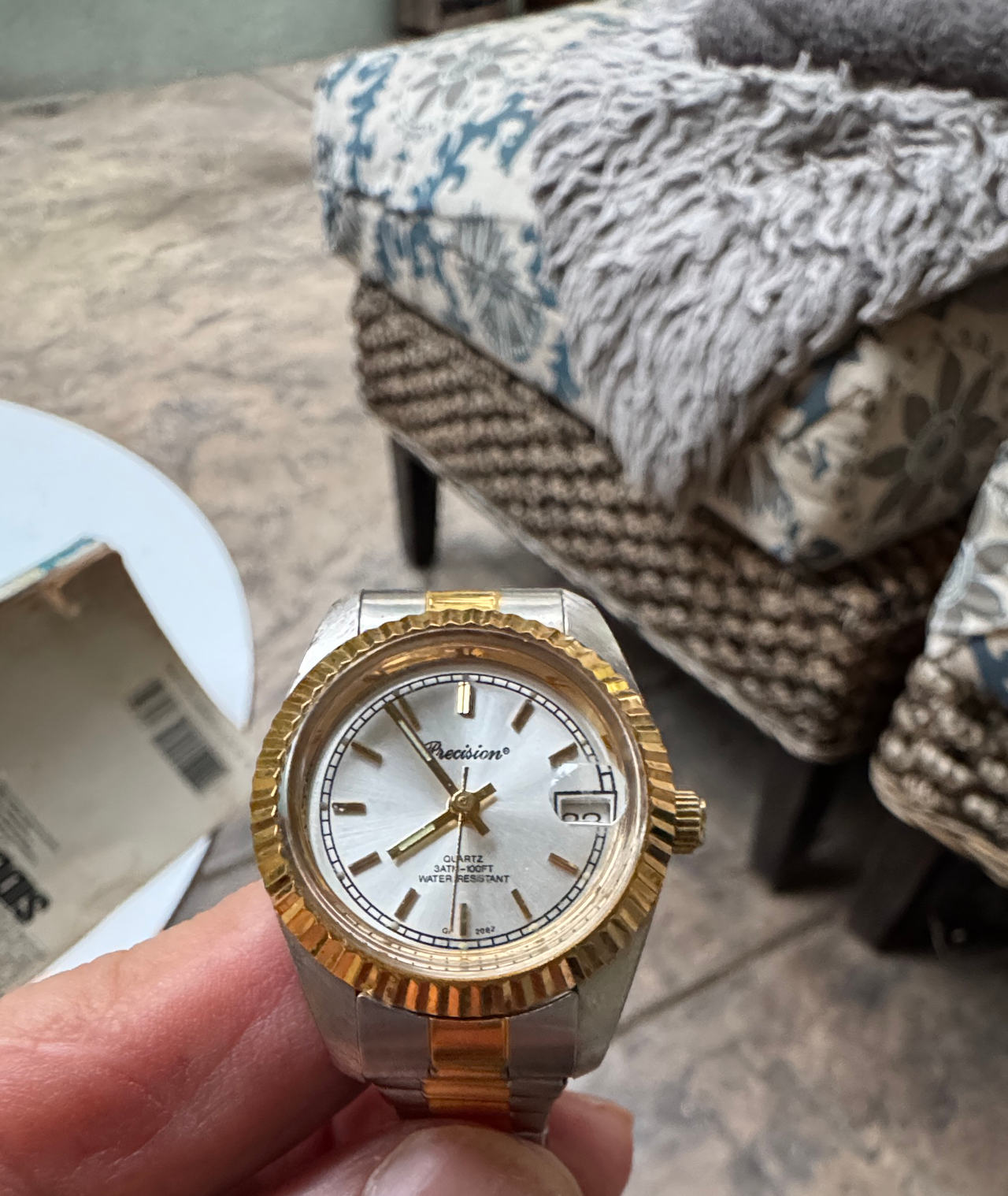 Precision Two-Tone Quartz Watch