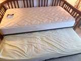 Mission Style Wooden Daybed with Trundle - Image 1