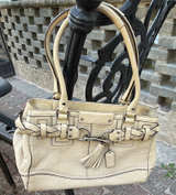 Coach Hamptons Braided Leather Carryall - Image 1