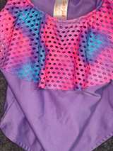 Cat & Jack Girls' Mesh Ruffle Tankini Set - Image 3