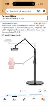 Viozon Universal Tablet Floor Kiosk (Black) - Image 2