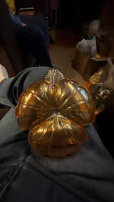Indiana Glass Marigold Carnival Glass Shamrock Dish - Image 2