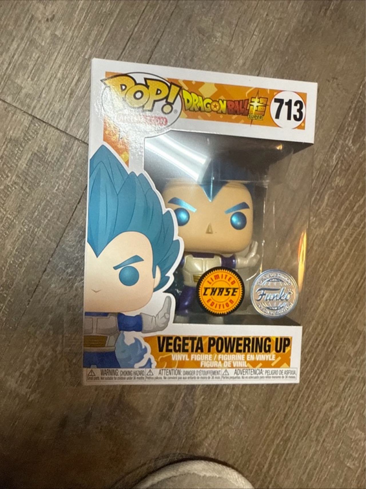 Funko Pop! Vegeta Powering Up Chase Chalice Exclusive