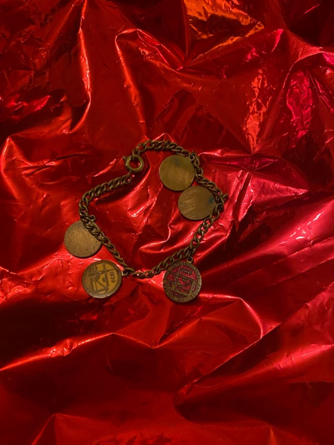 Vintage World Coin Bracelet