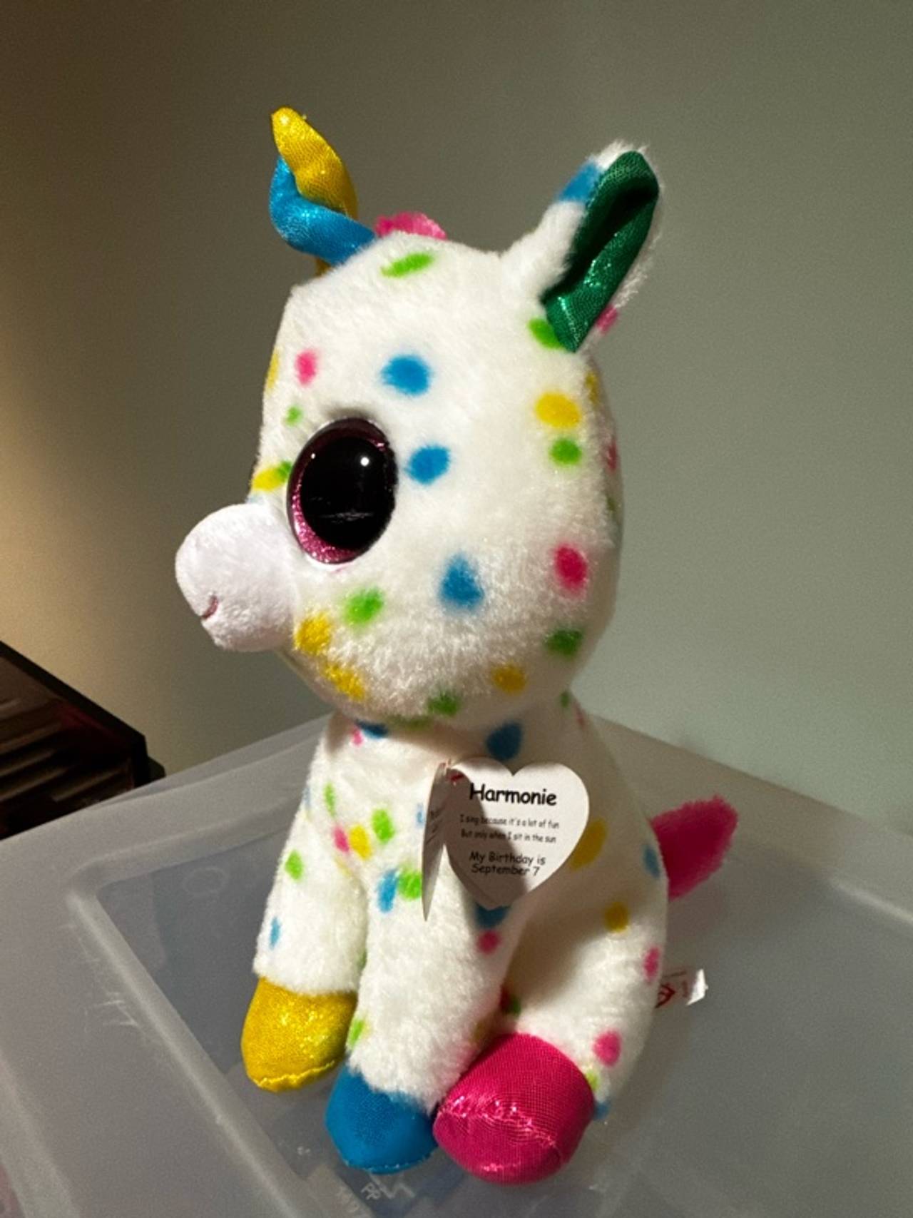 TY Beanie Boo Harmonie Unicorn 6-inch