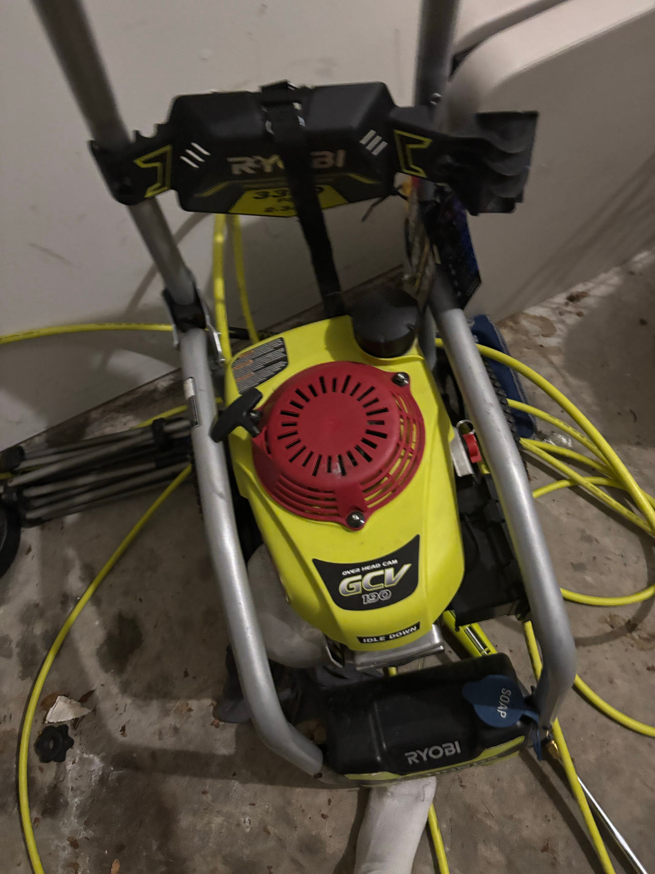 Ryobi 3300 PSI Gas Pressure Washer with Honda GCV190 Engine