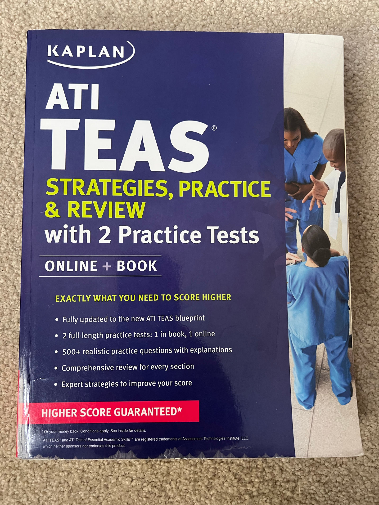 Kaplan ATI TEAS Strategies, Practice & Review with 2 Practice Tests