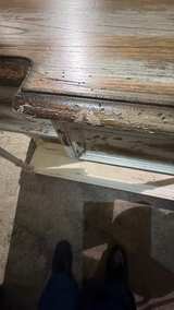 Rustic Farmhouse Console Table with Drawers - Image 2