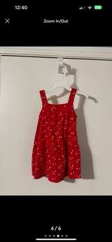 Girls' Sleeveless Red Sundress size is 24 months . - Image 4