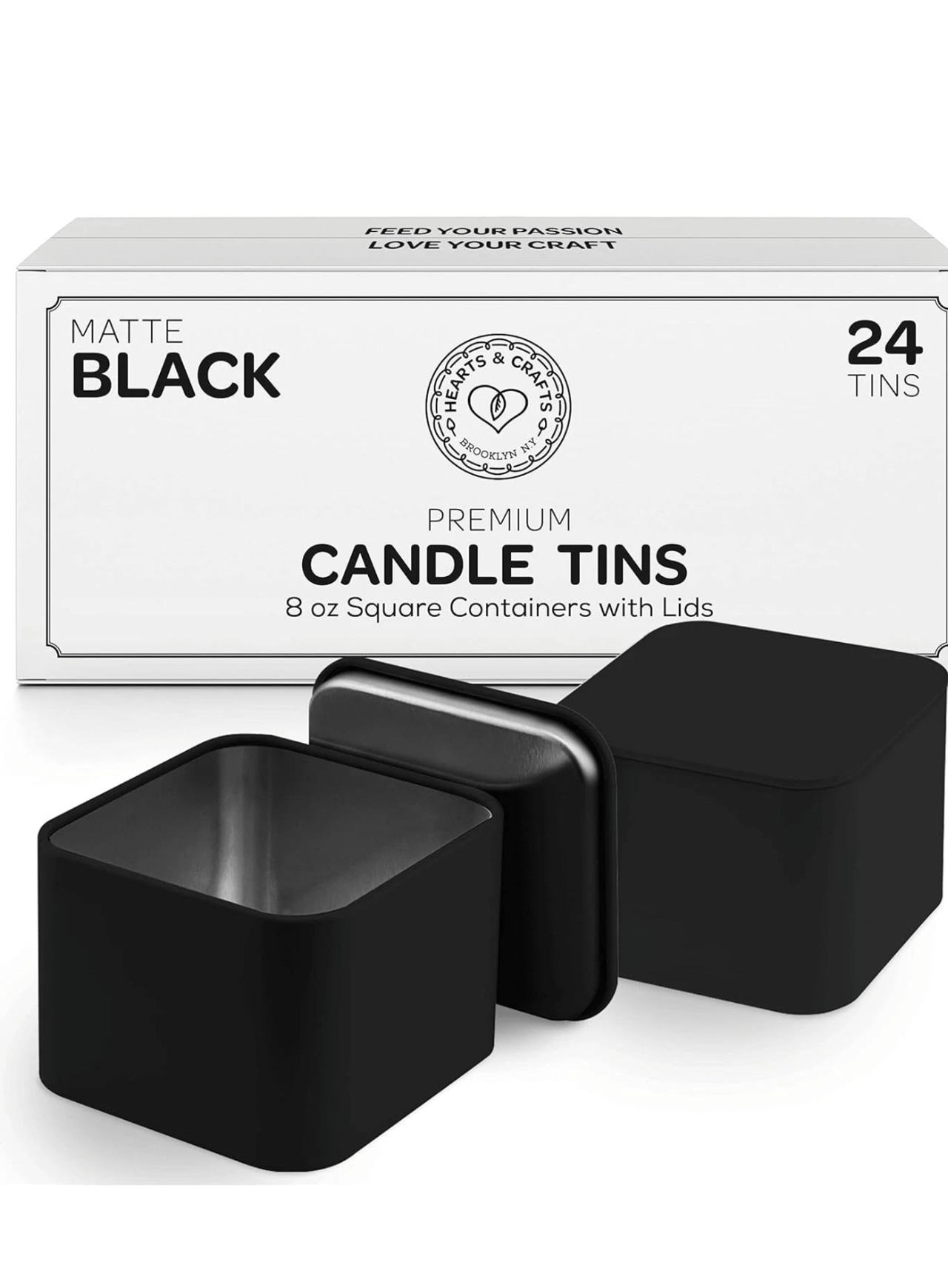 Hearts & Crafts Premium Candle Tins