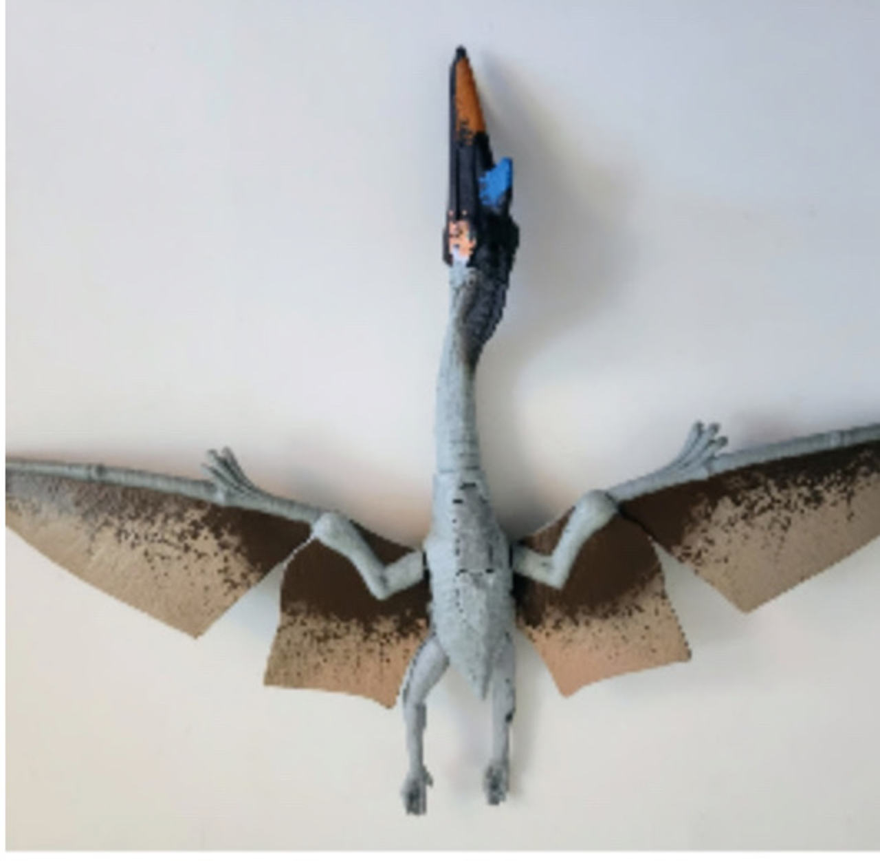 Mattel Jurassic World Dominion Quetzalcoatlus dinosaur dying Action Figure.