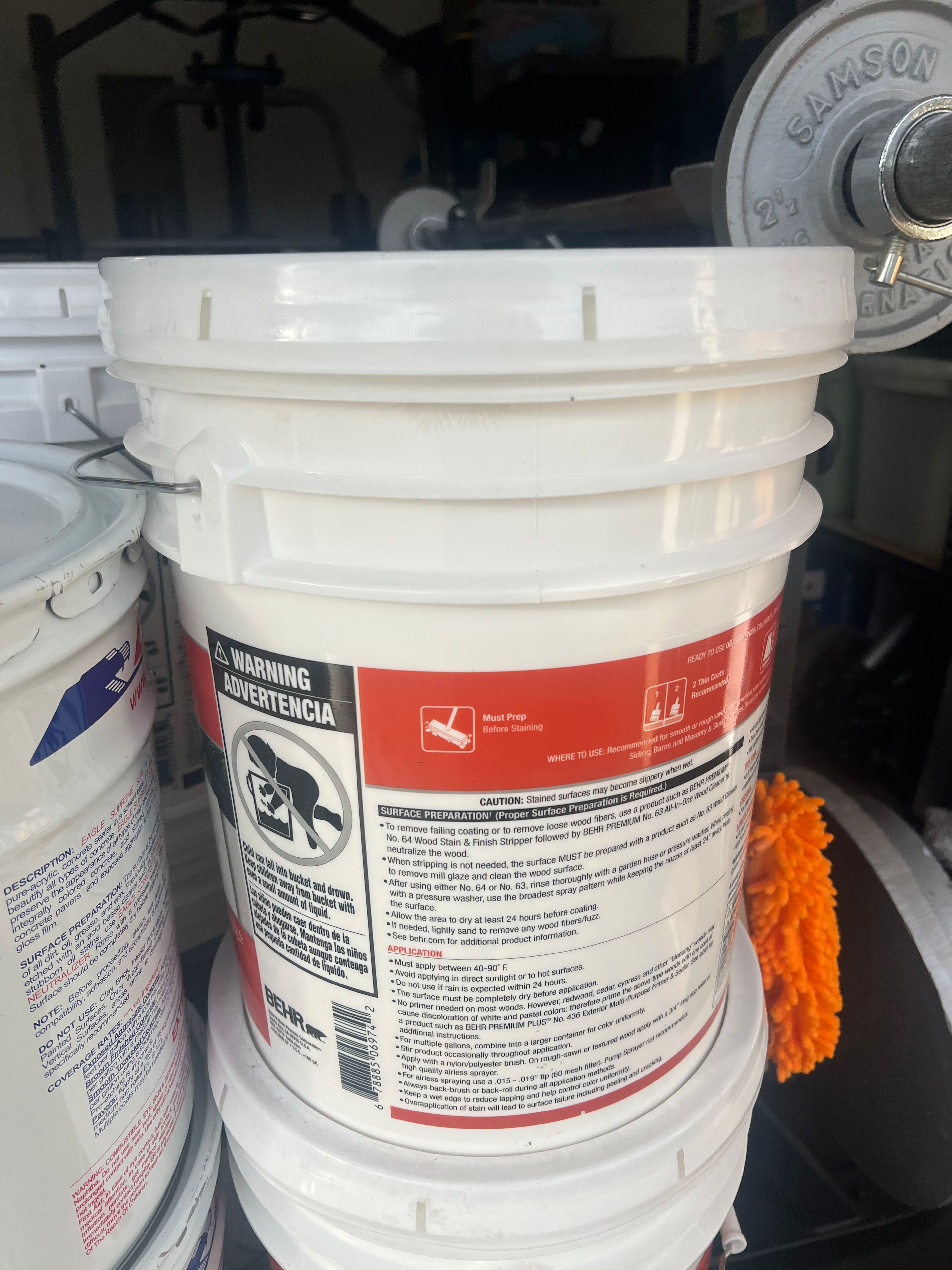 BEHR Deckplus 5 gal. Solid Color Wood Stain - Image 3