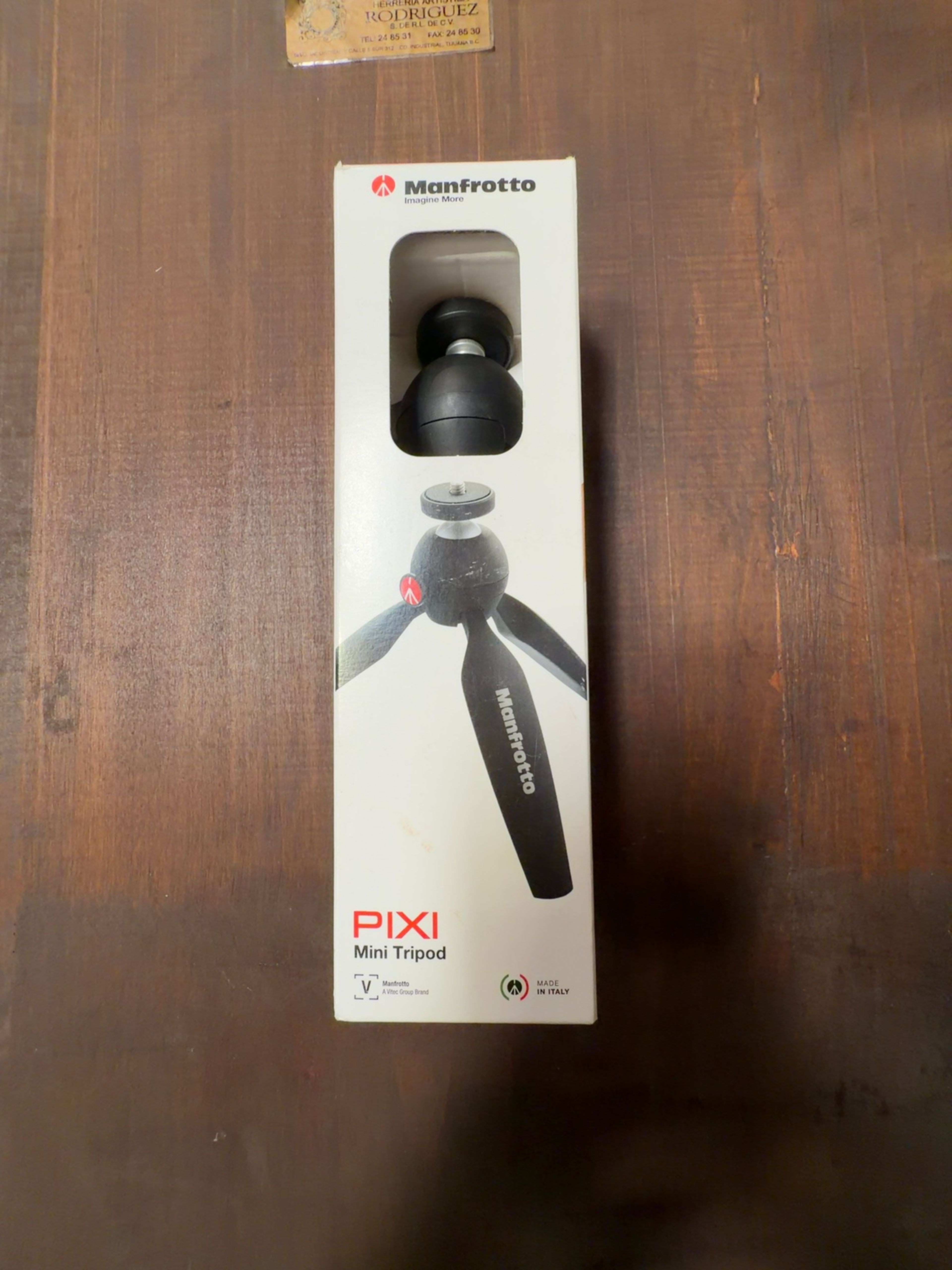 Manfrotto PIXI Mini Tripod Black Brand New