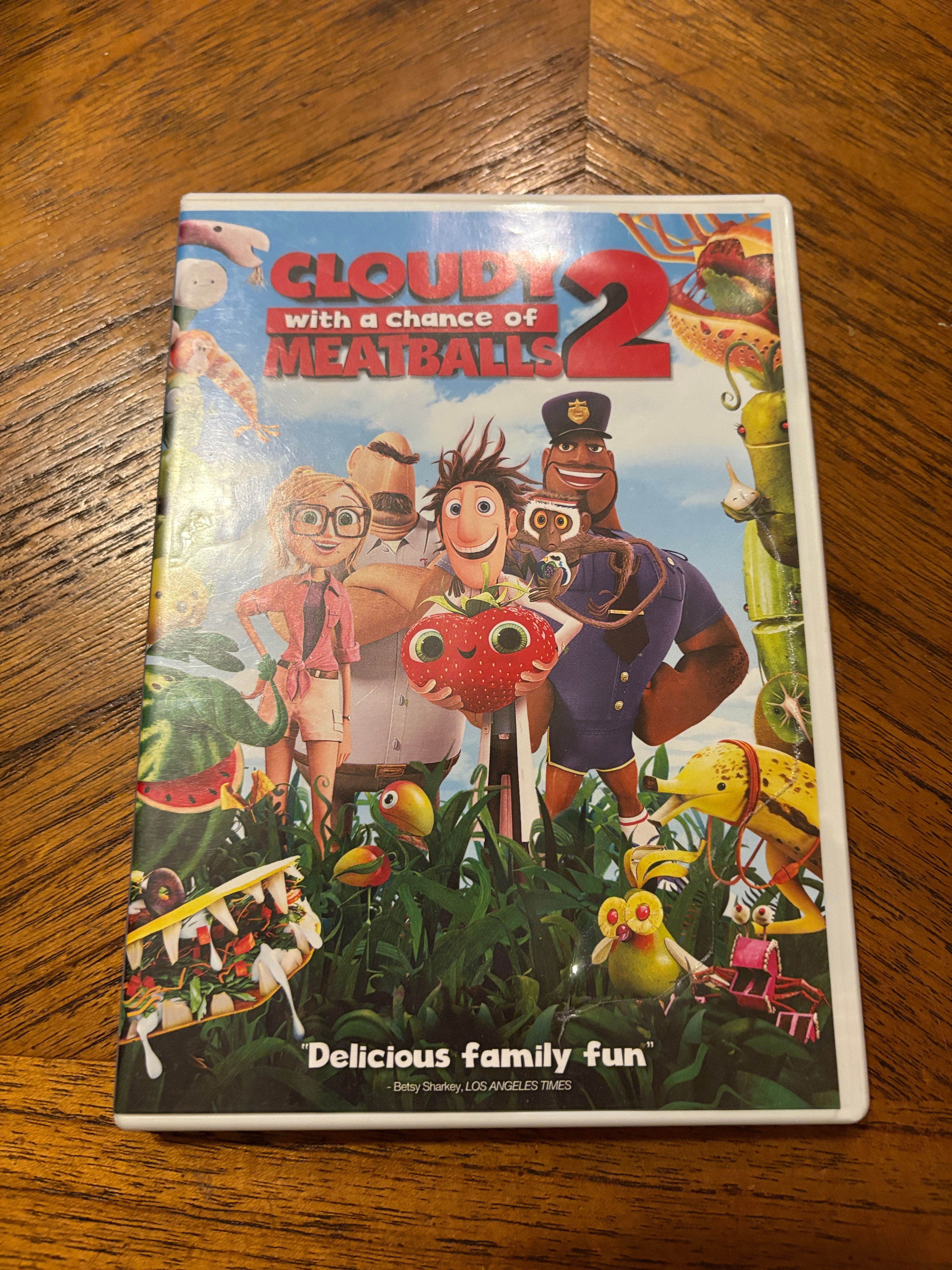 Cloudy with a Chance of Meatballs 2 DVD