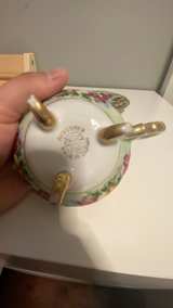 Vintage Footed Floral Teacup and Saucer Set - Image 2