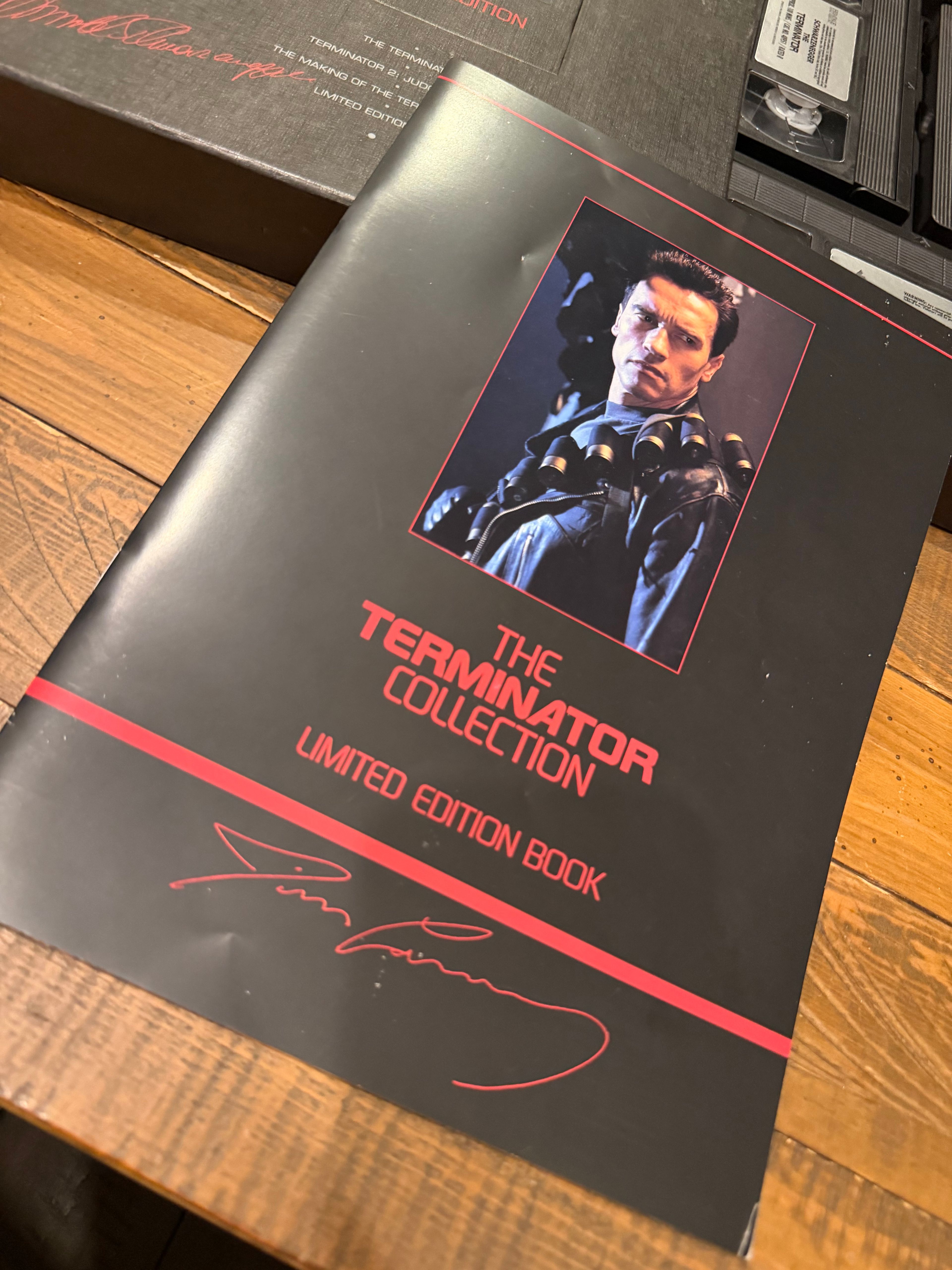The Terminator Collection Limited Edition VHS Box Set MOVIE Classic Lot Vintae - Image 2