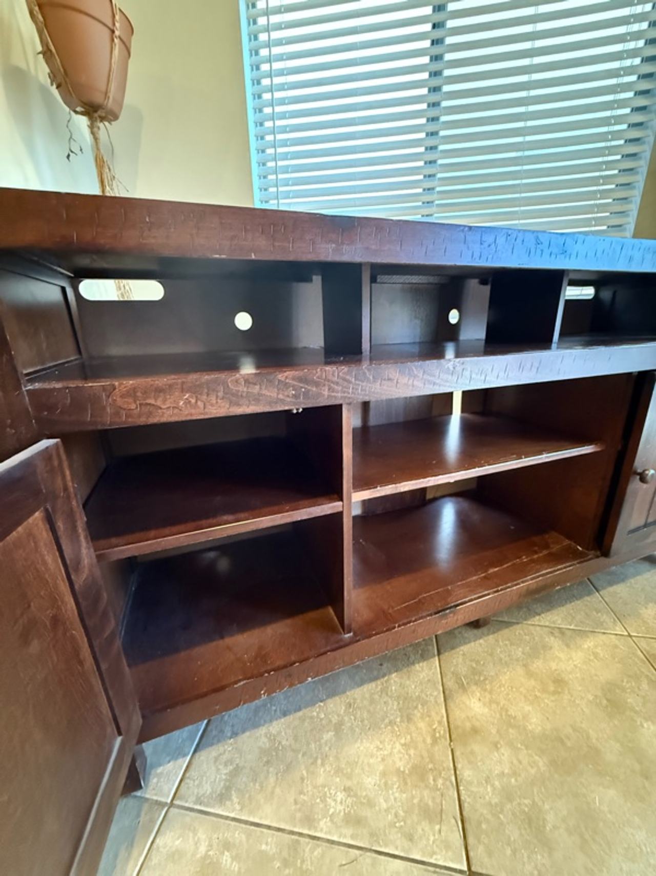 Wood TV Console
