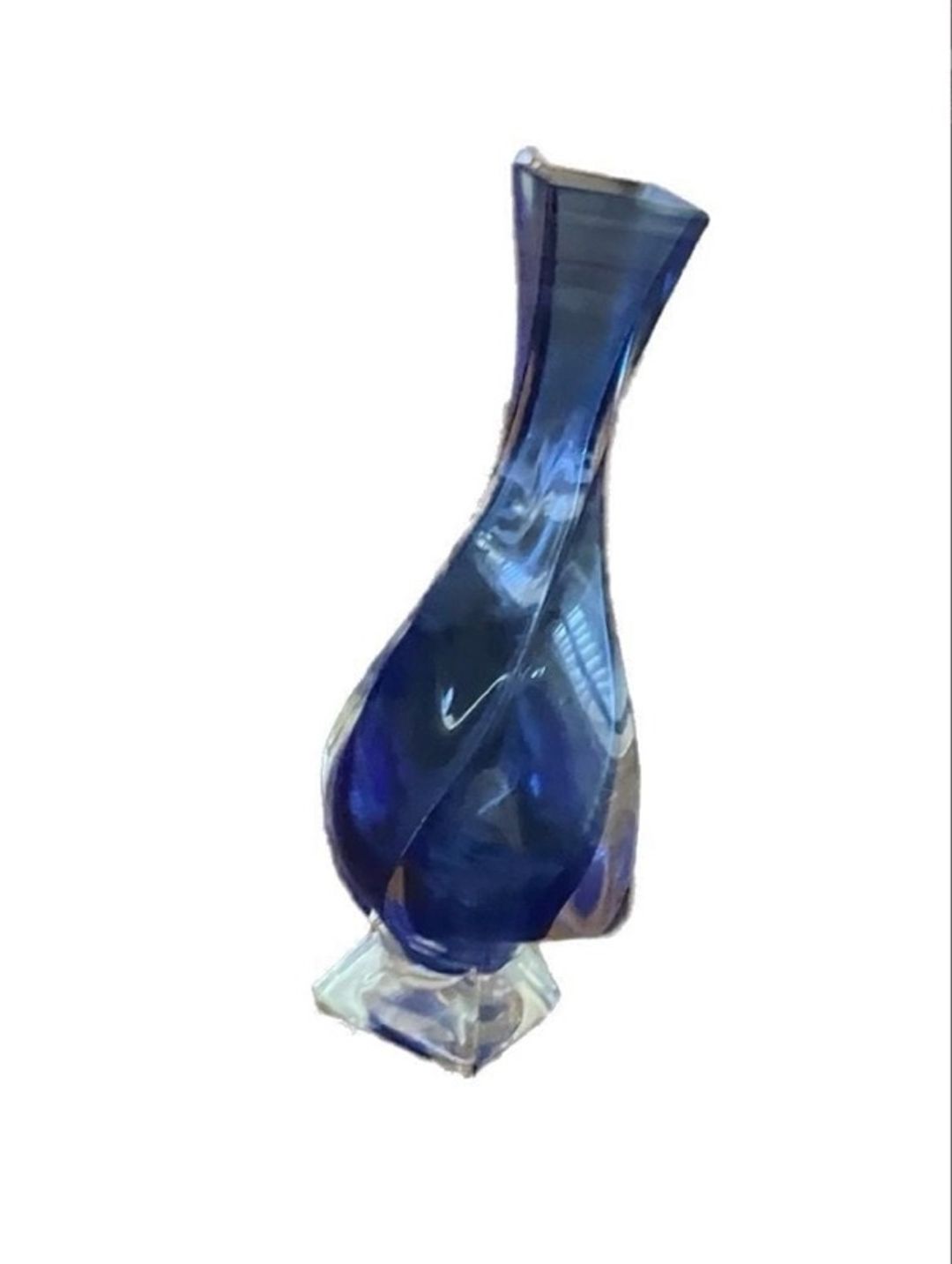 Royal Gallery Cobalt Blue Crystal Vase