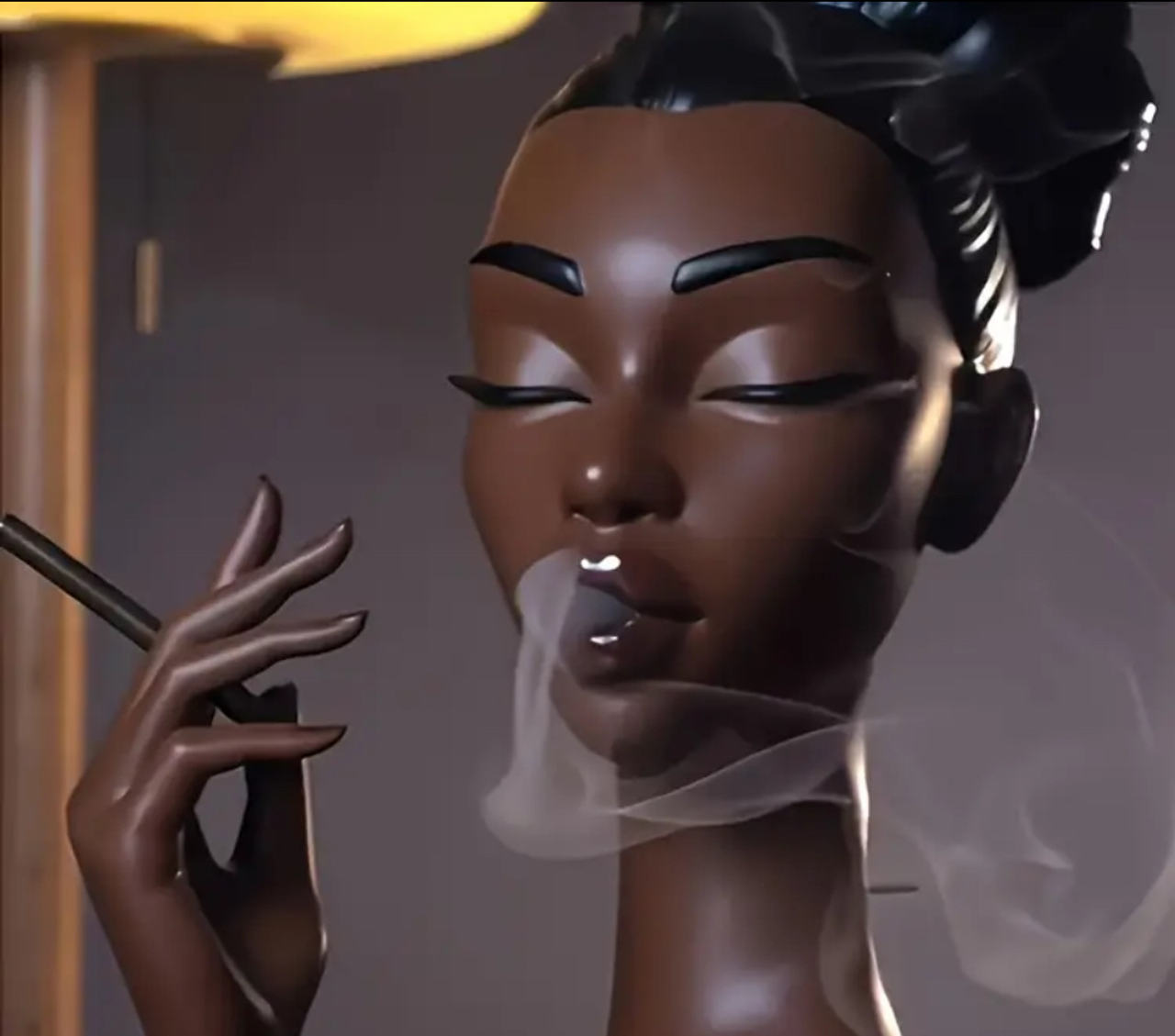 Decorative Female Bust Sculpture