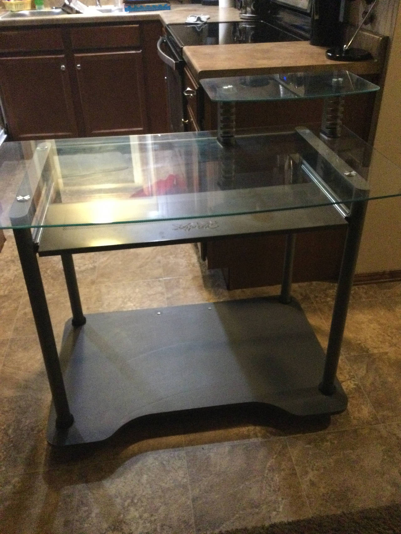 Glass Computer Desk