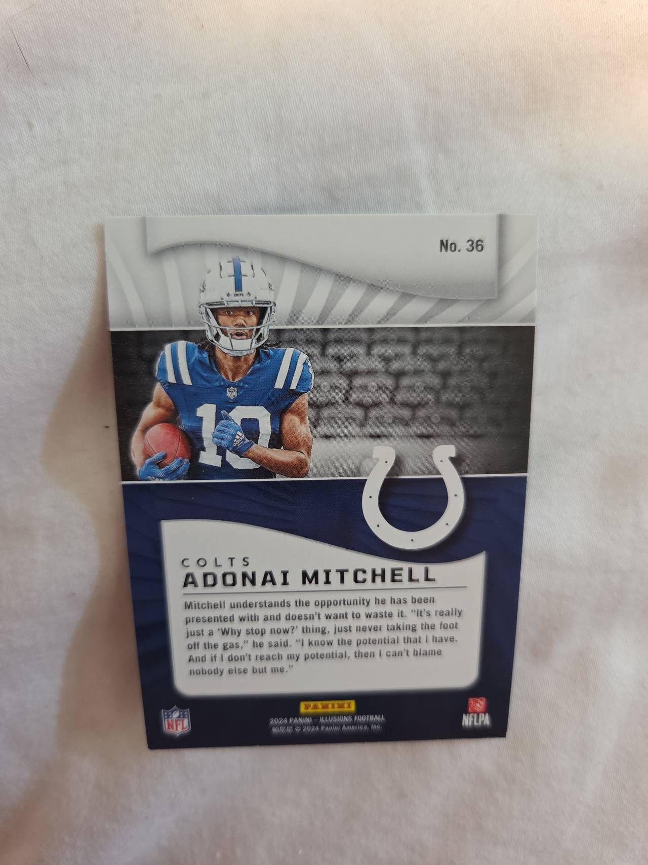 2024 Panini Illusions Adonai Mitchell #101 Rookie Card