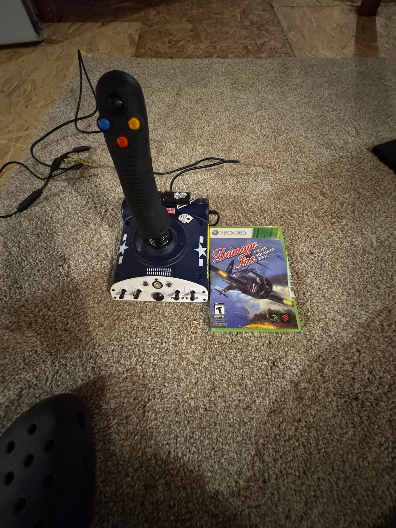 Damage Inc. Pacific Squadron WWII & MadCatz Pacific Aviator AV8R Flight Stick 