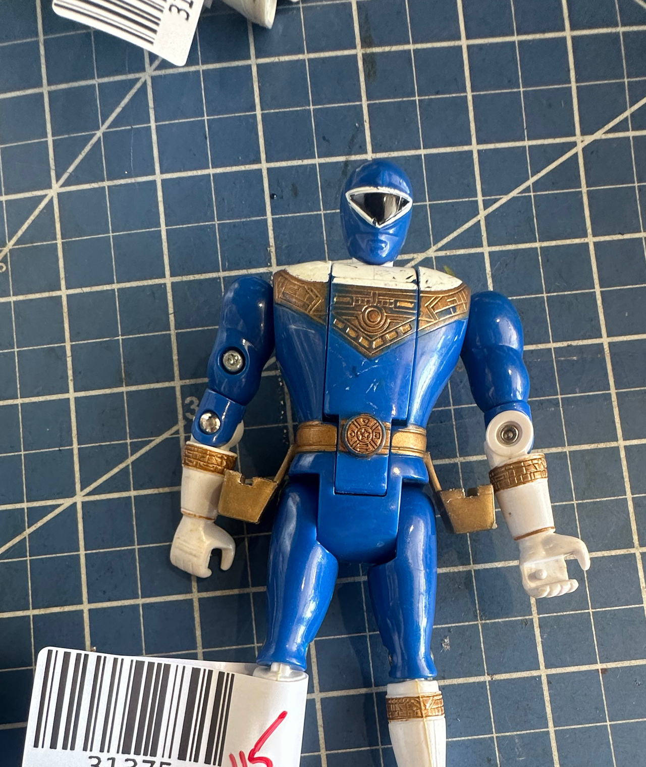 Power Rangers Mighty Morphin Zeo Blue Ranger 5-inch Action Figure