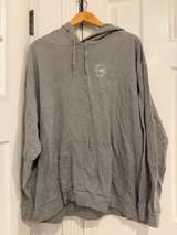 Victoria's Secret Pink Gray Hoodie with Multicolor Logo XXL - Image 4