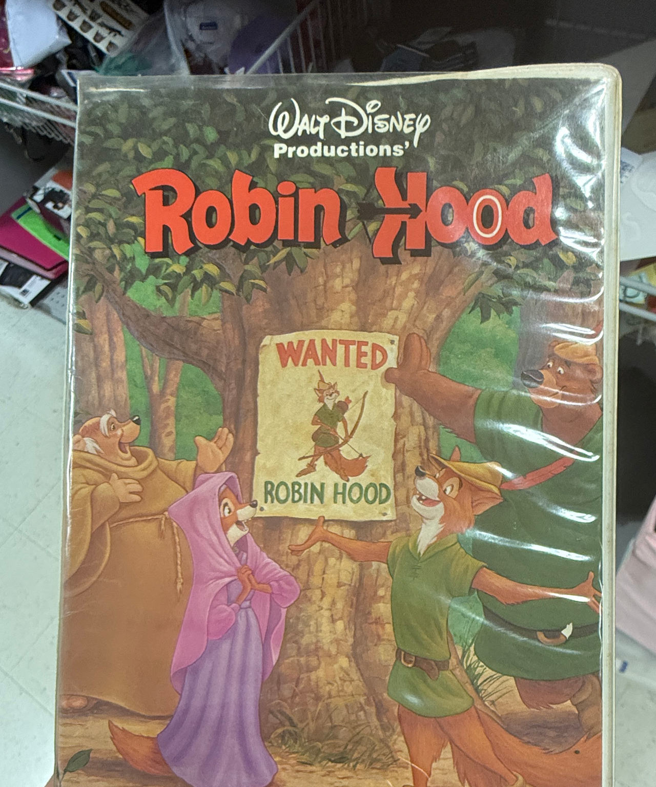 Robin Hood VHS Walt Disney Home Video