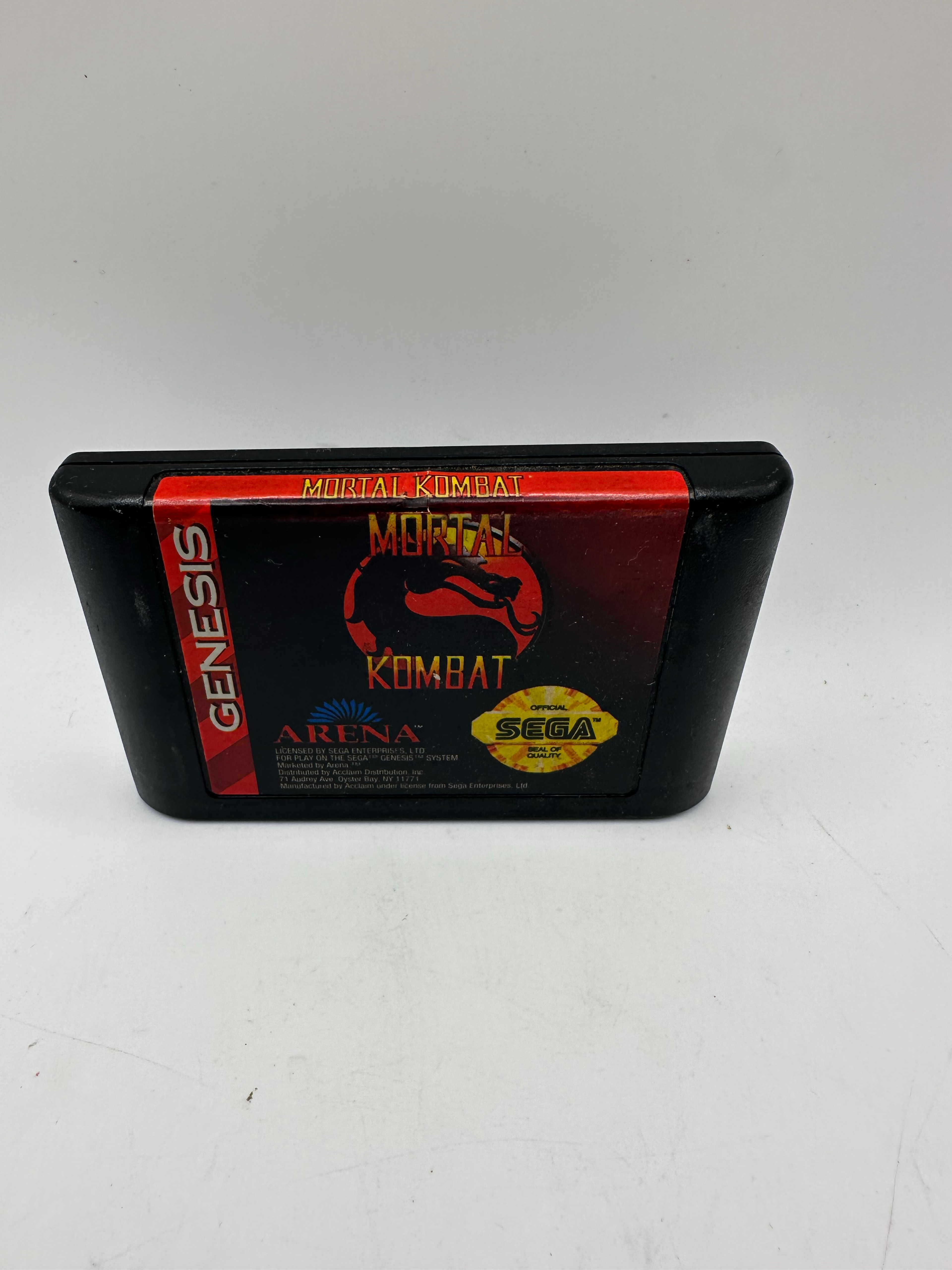 Mortal Kombat (Sega Genesis, 1993) Game Only - Tested