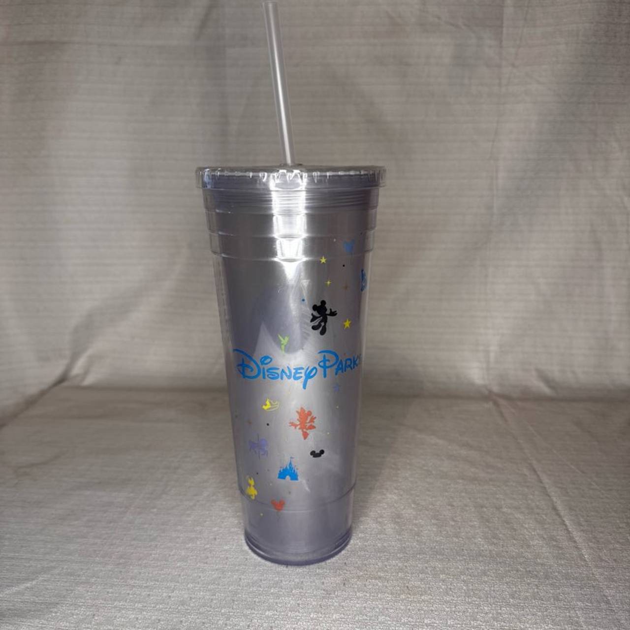 Disney Parks Icons Double Wall Tumbler with Straw