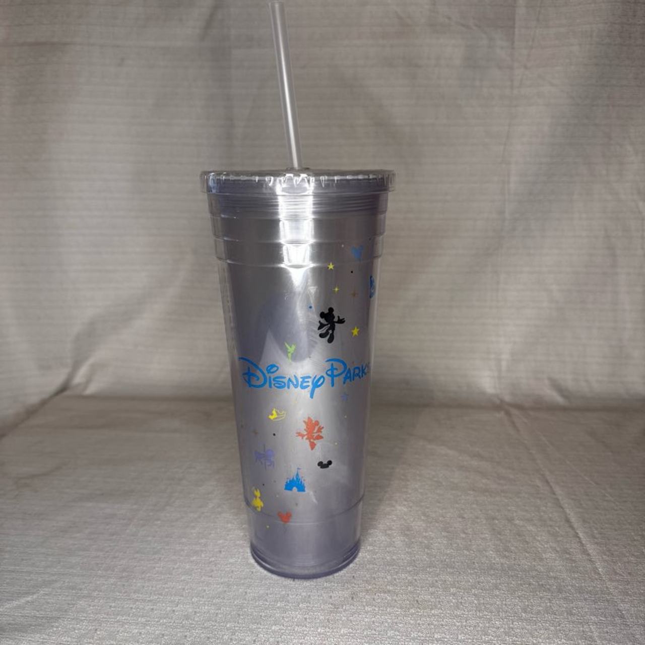 Disney Parks Icons Double Wall Tumbler with Straw