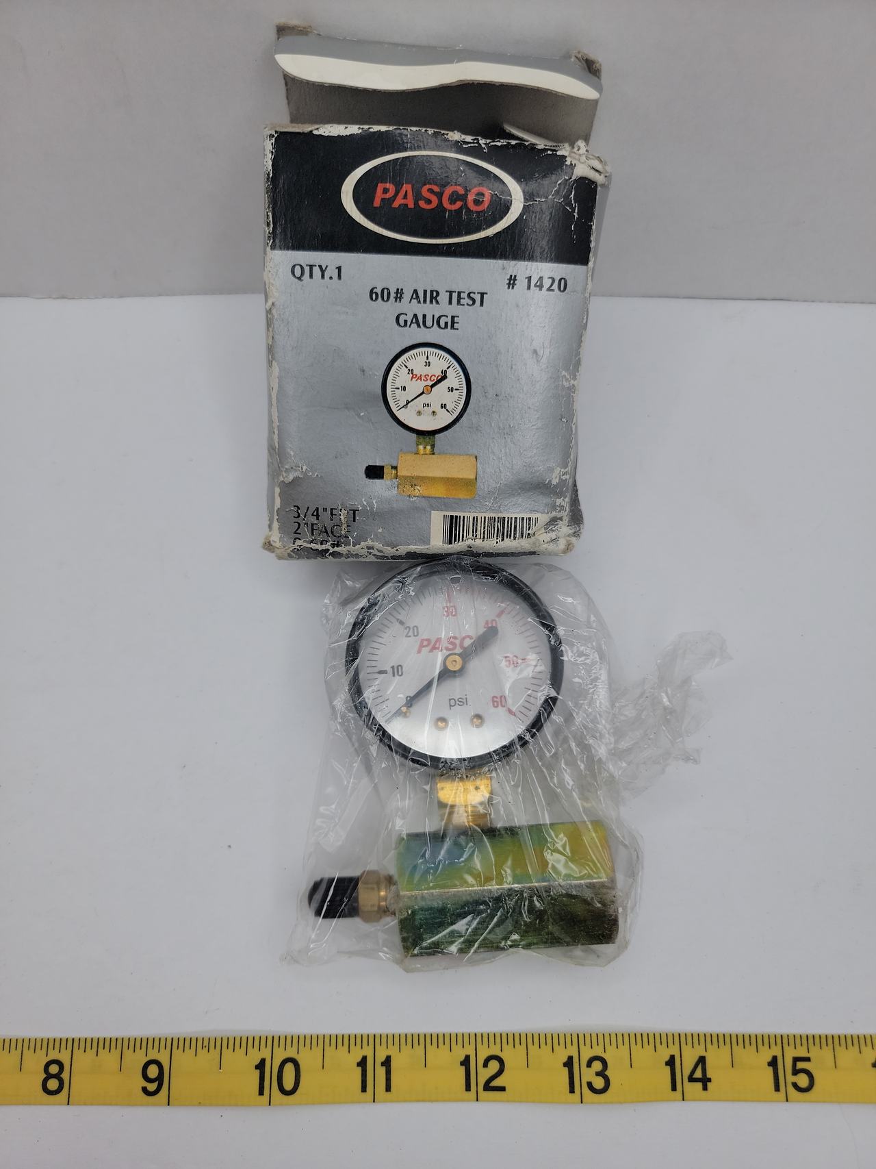 Pasco 1420 60# Air Test Gauge
