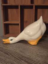 Vintage Ceramic Leaning Duck Figurine - Image 3