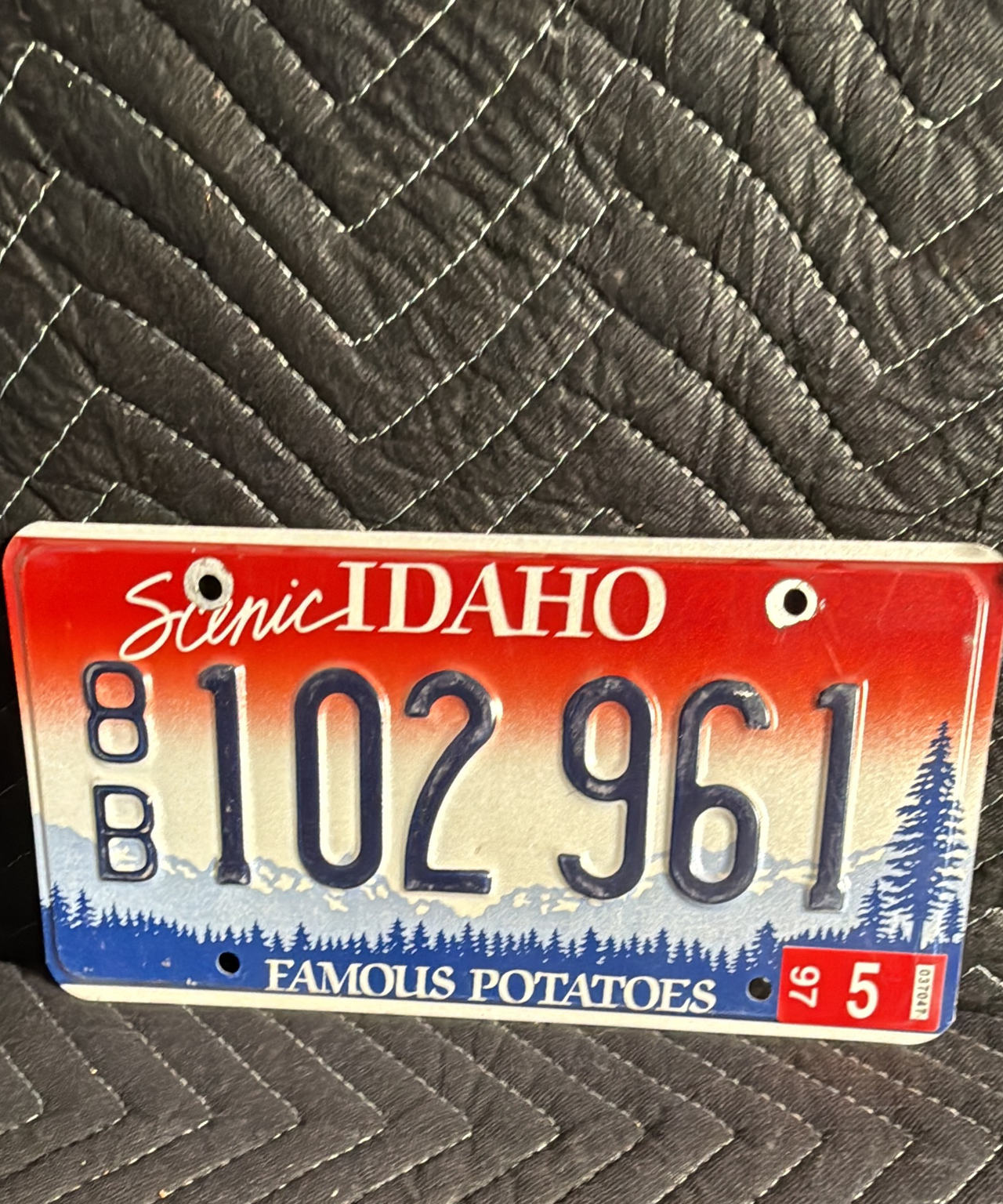 1997 Idaho License Plate