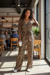 Leopard Print Jumpsuit - Image 2