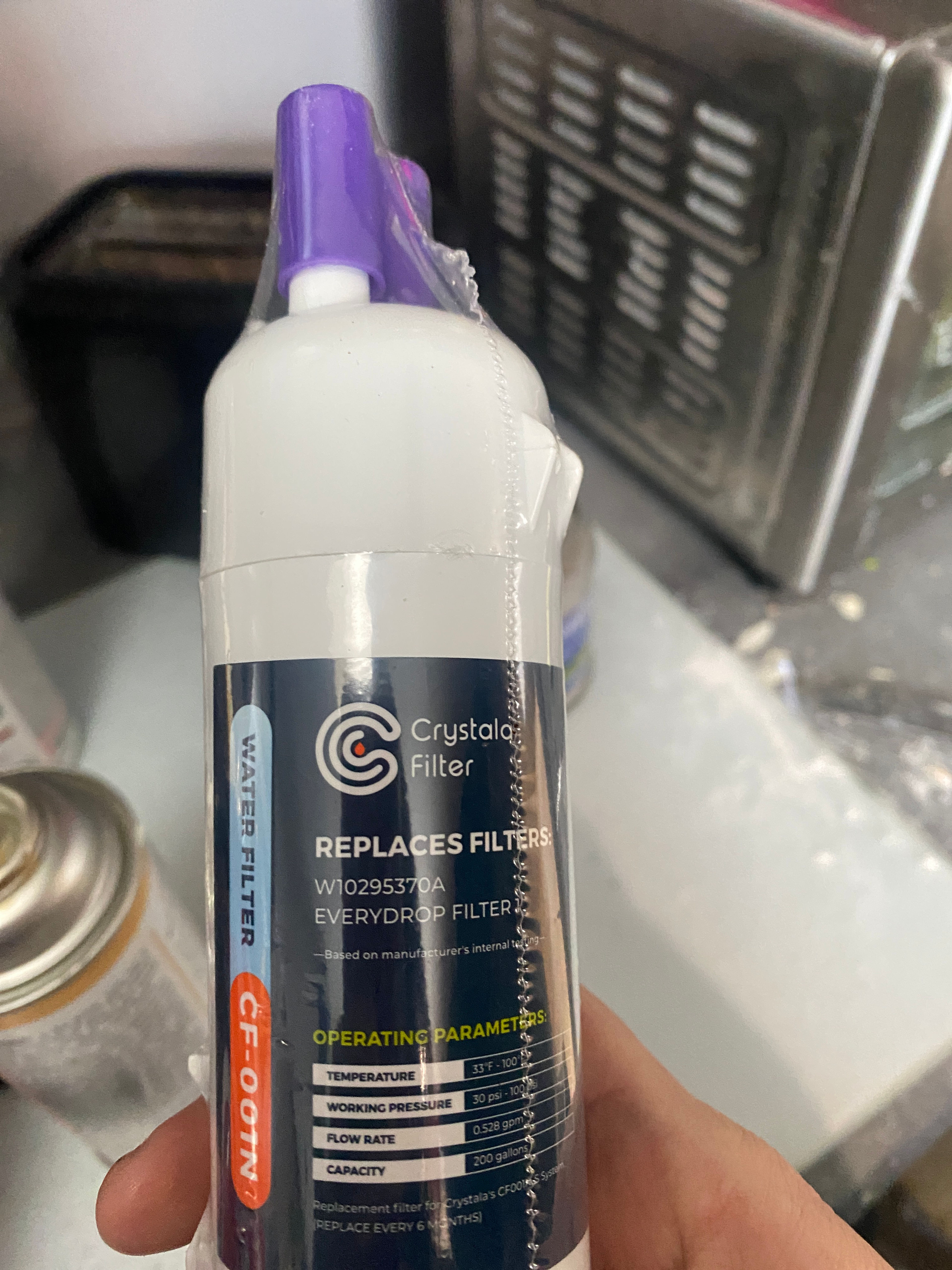 Crystala Filter CF-007N Replacement Water Filter