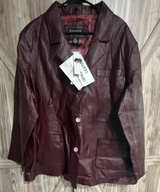 NWT Dialogue Genuine Leather Blazer Jacket size 3X - Image 1