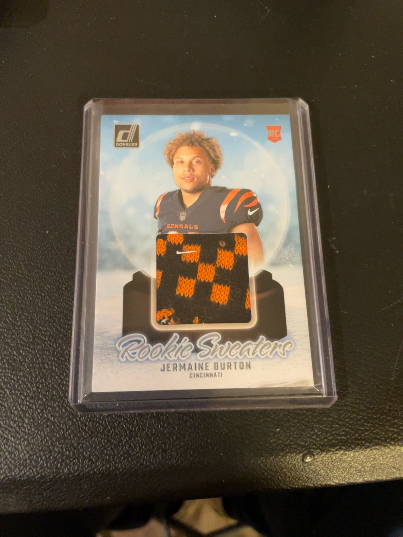 Panini Donruss Rookie Holiday Sweater Jermaine Burton